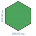 EDGE 3д  панель в виде шестигранных блоков 