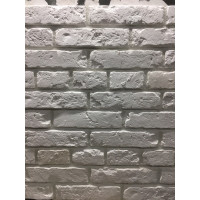 Белый Царский декоративный гипсовый кирпич на стену